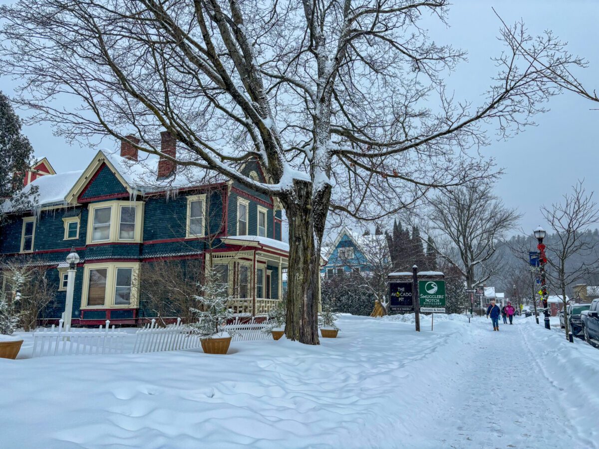 Downtown Stowe Winter