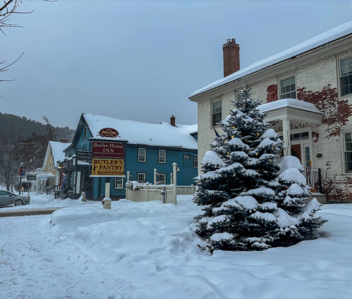 Downtown Stowe Winter