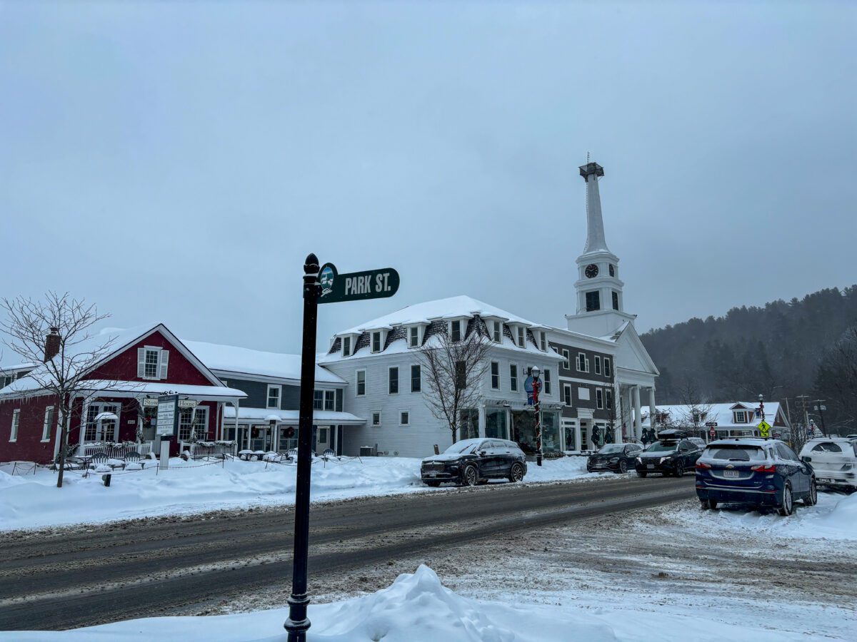 Downtown Stowe Winter