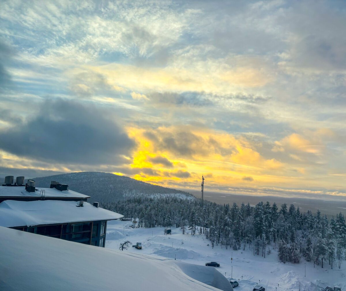 Sunset Levi Lapland