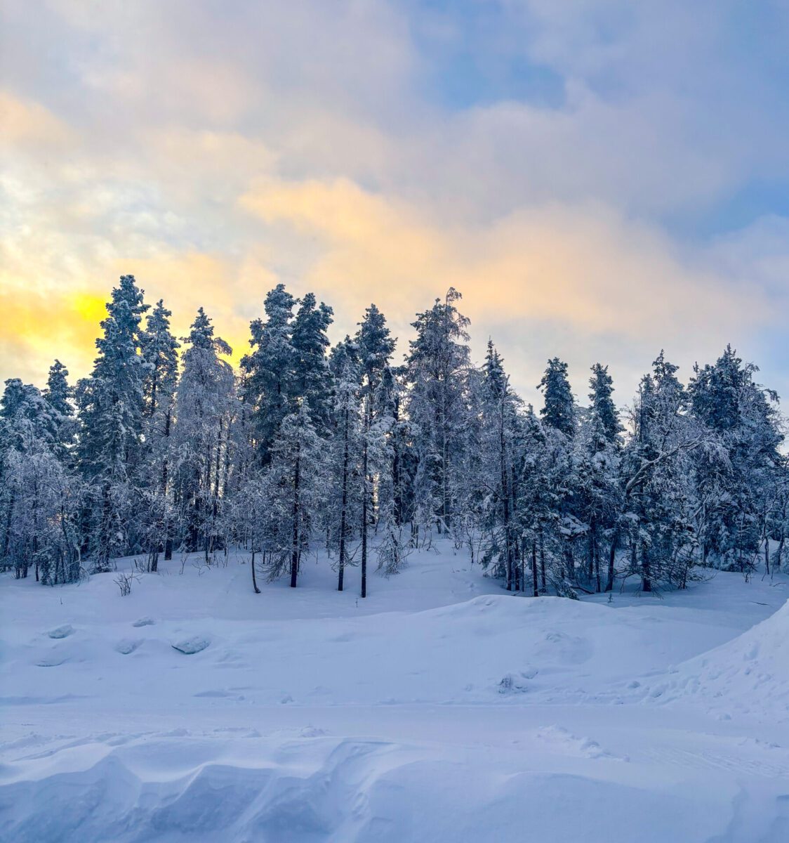 Sunset Levi Lapland