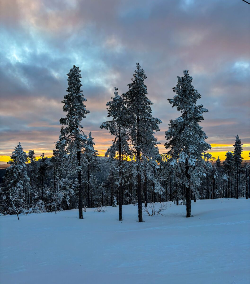 Levi Lapland Sunset