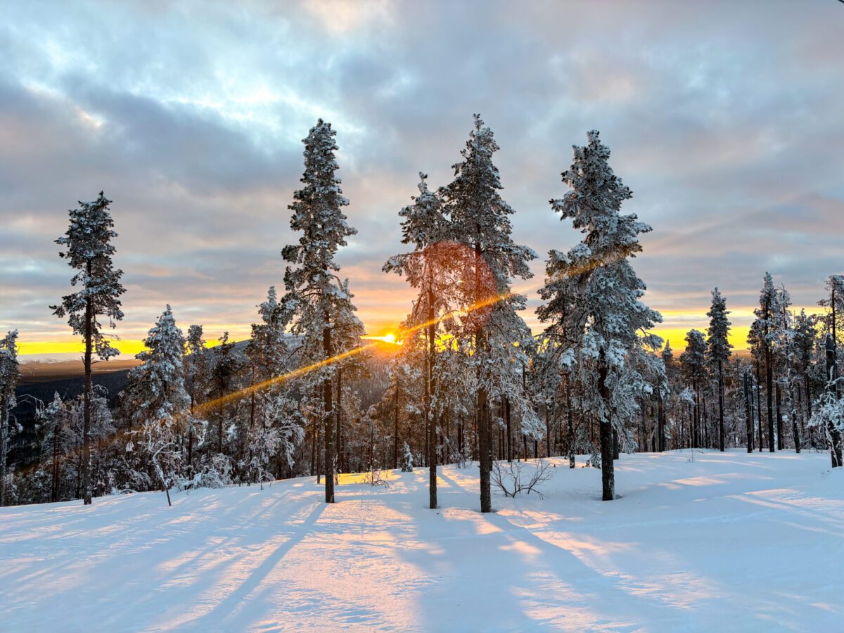Levi Lapland Sunset