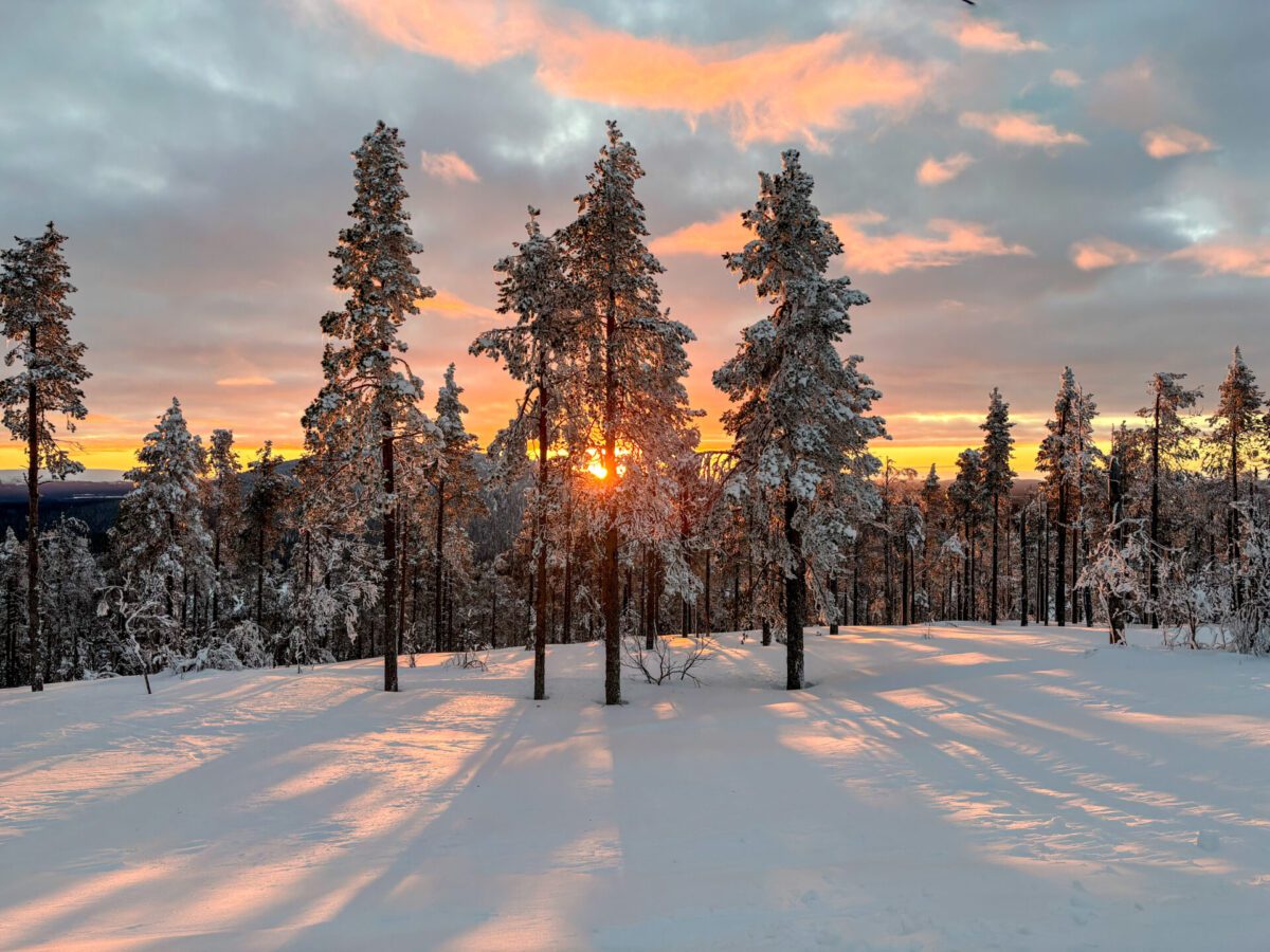 Levi Lapland Sunset