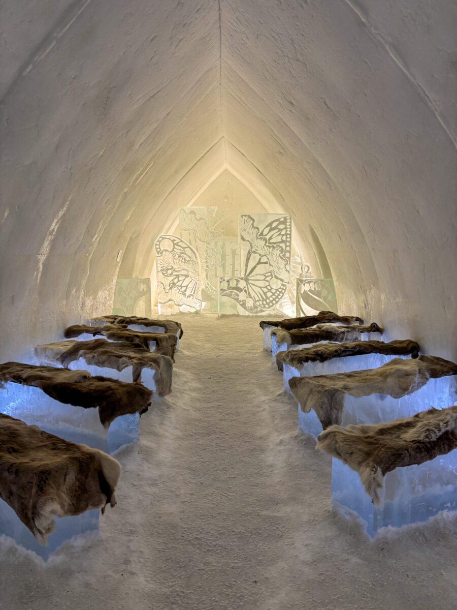 Church at the Arctic Snowhotel Rovaniemi