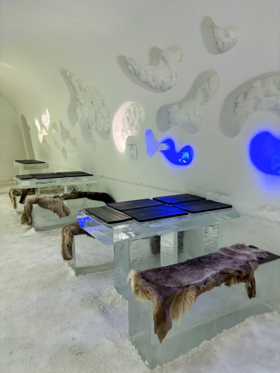 Restaurant at the Arctic Snowhotel Rovaniemi