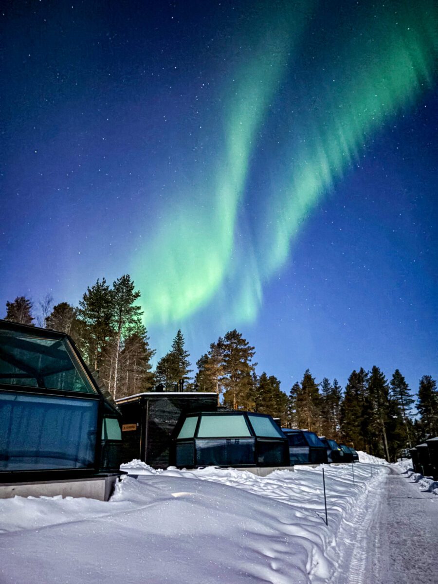 Arctic Fox Igloos Ranua Northern Lights