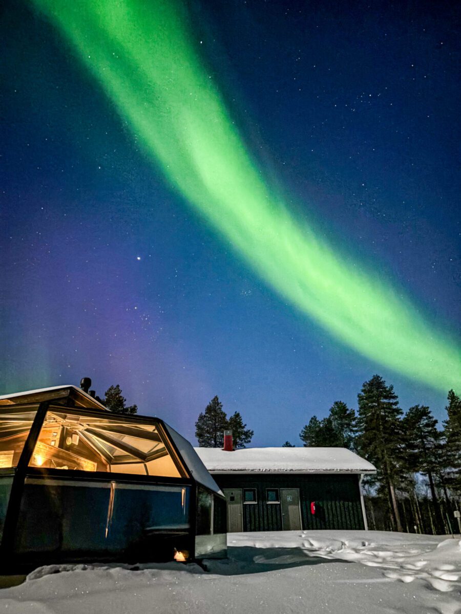 Arctic Fox Igloos Ranua Northern Lights