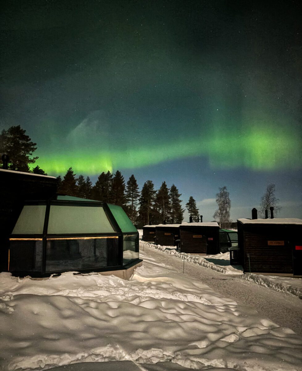 Northern Lights Arctic Fox Igloos Ranua