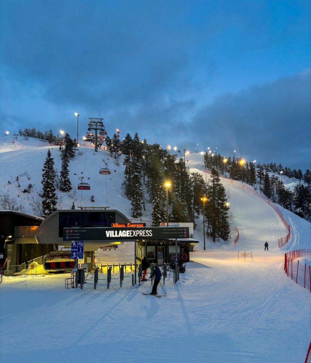 Ruka Ski Resort Dusk
