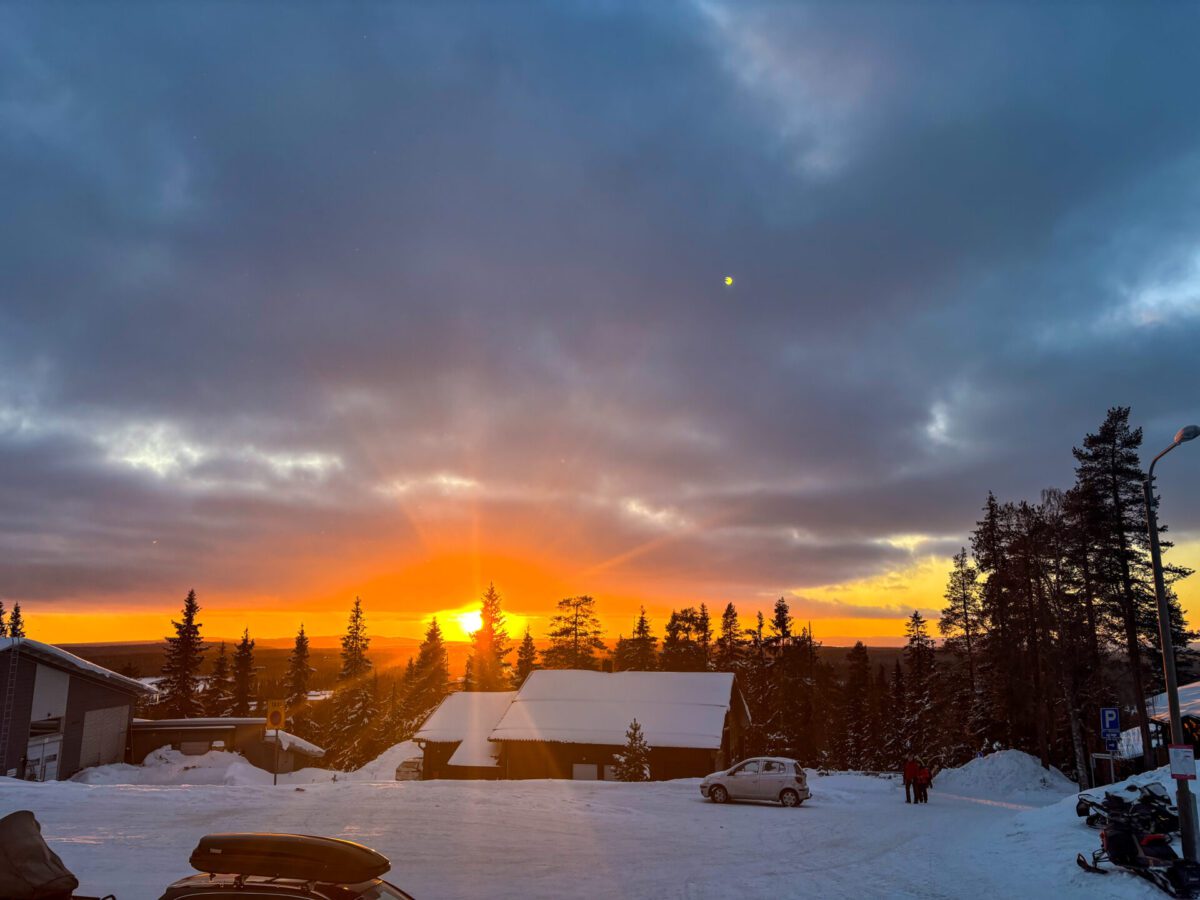 Ruka Finland Sunset