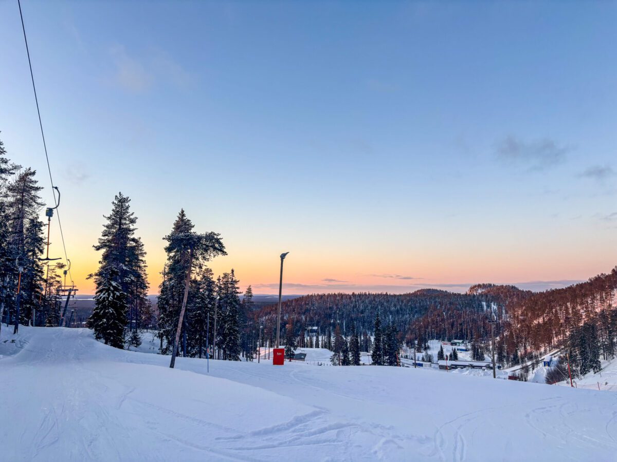 Ruka FInland Sunset
