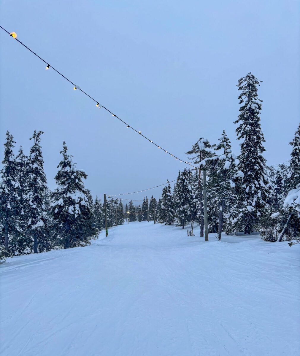 Twinkle Lights Ruka Ski Resort Finland