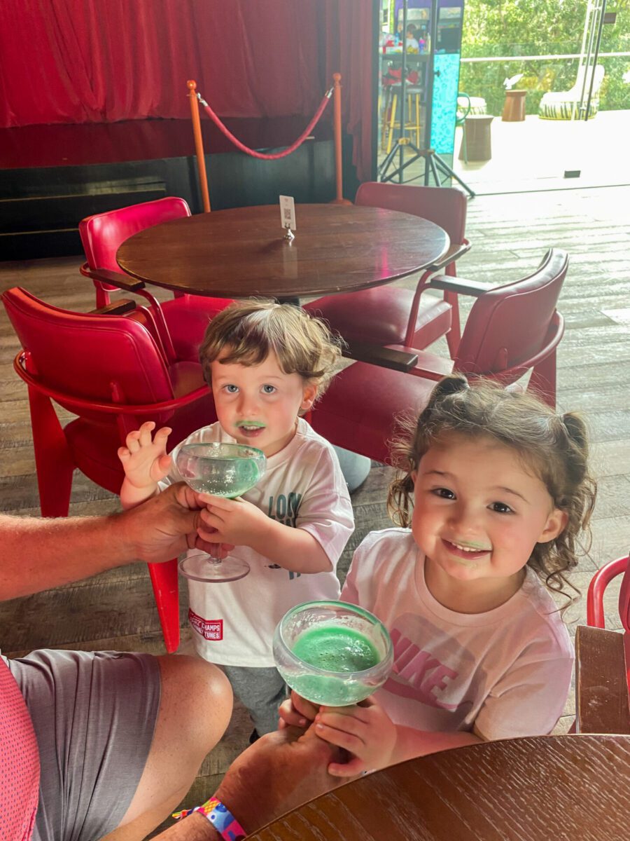 Slime "Martinis" at the Snick Resort Nickelodeon