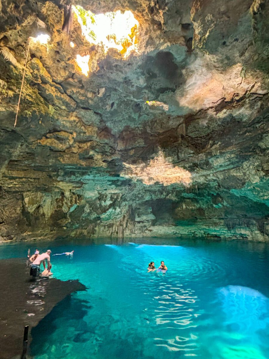 Cenote X'ux Ha Yucatan Mexico