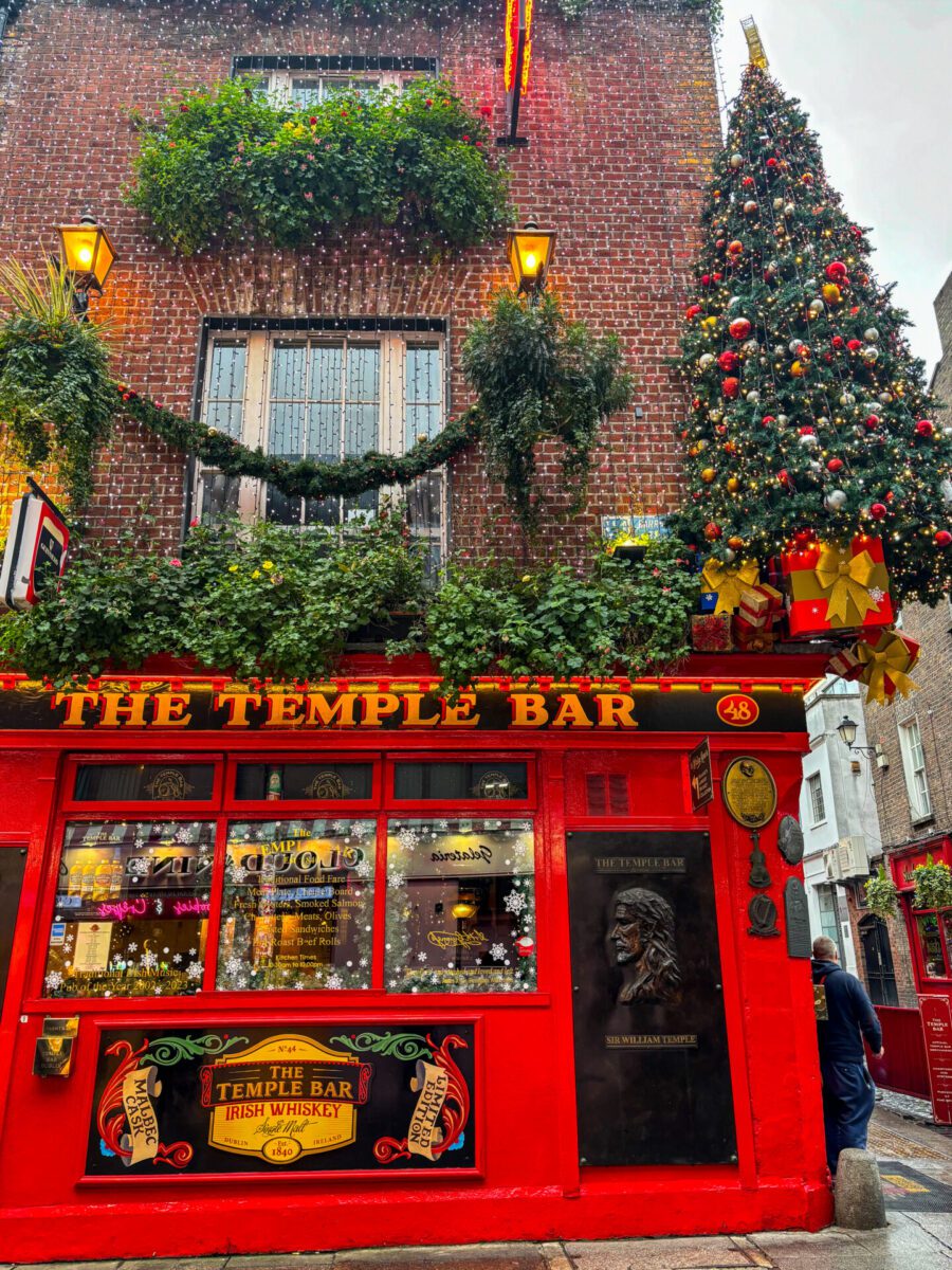 The Temple Bar Dublin Christmas