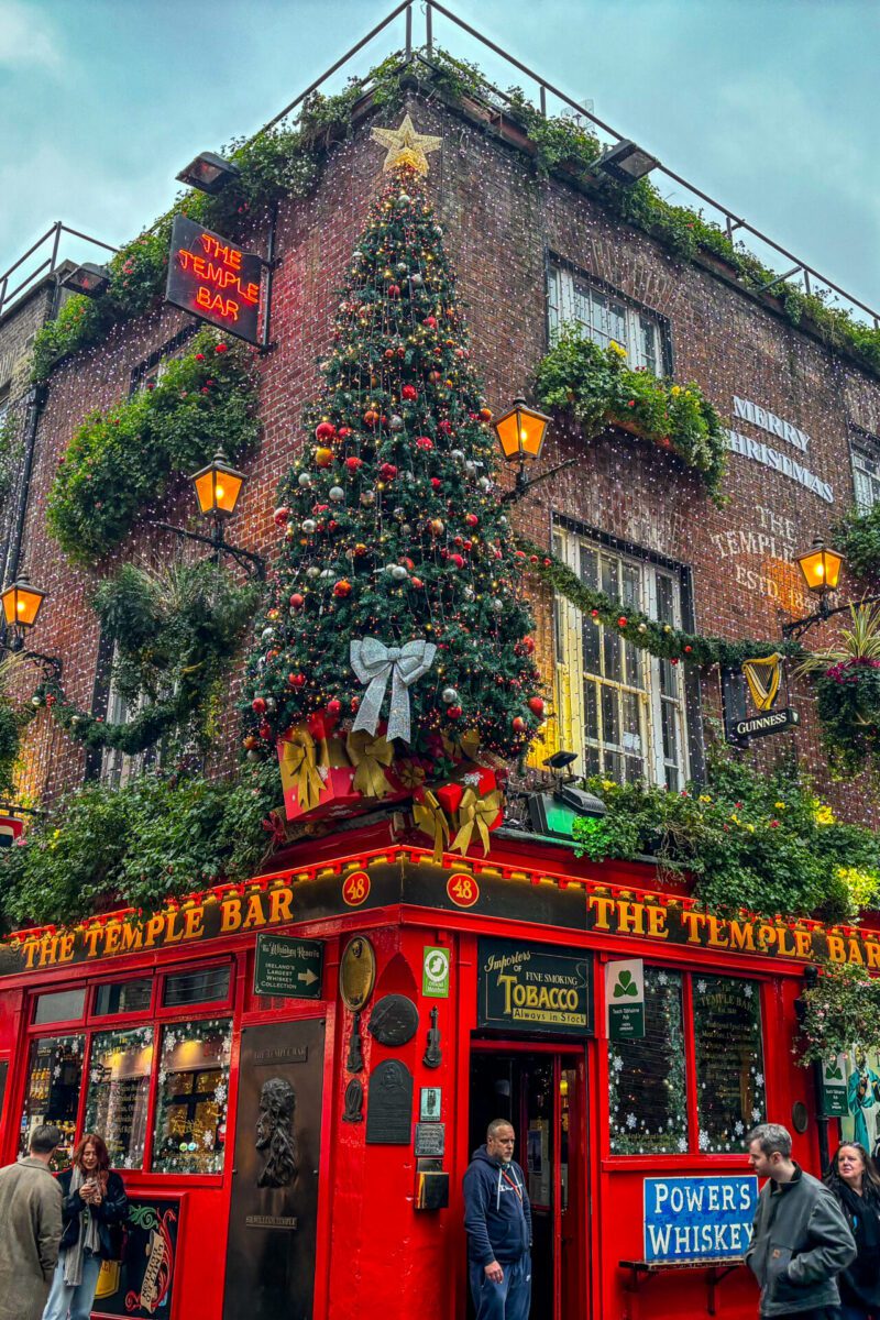The Temple Bar Dublin Christmas