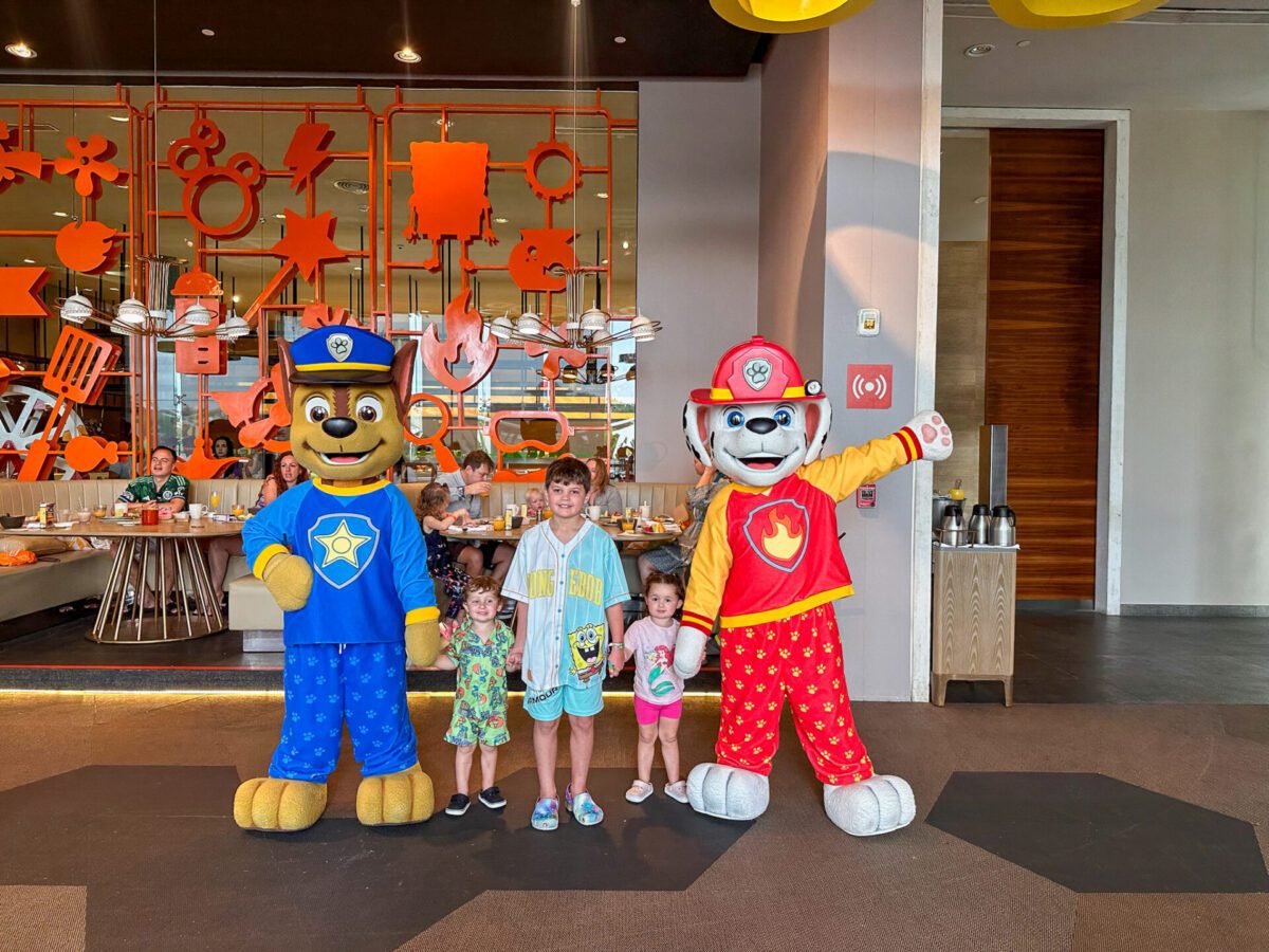 Character Breakfast Nickelodeon Resort Riviera Maya Mexico