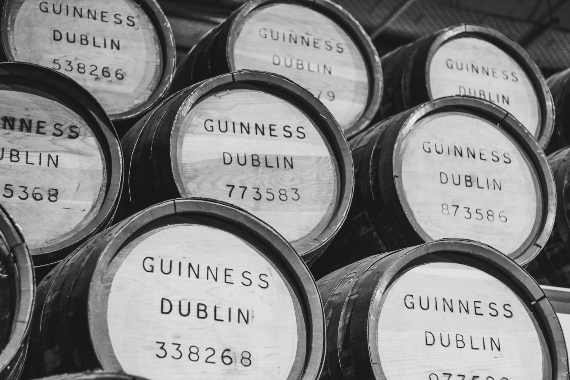 Guinness Storehouse Dublin barrels
