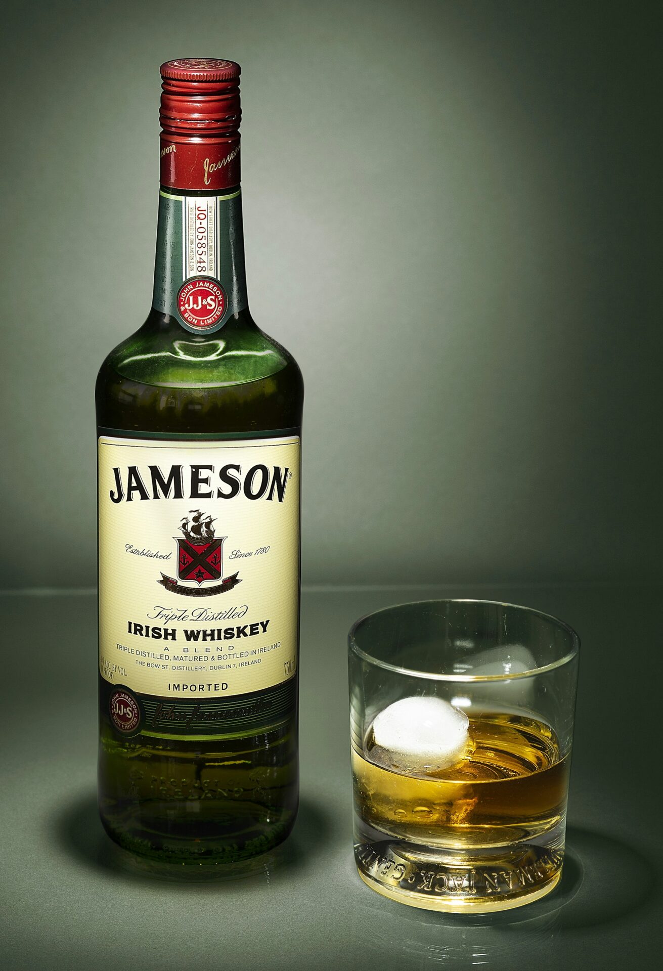 Jameson Irish whiskey bottle Dublin distillery