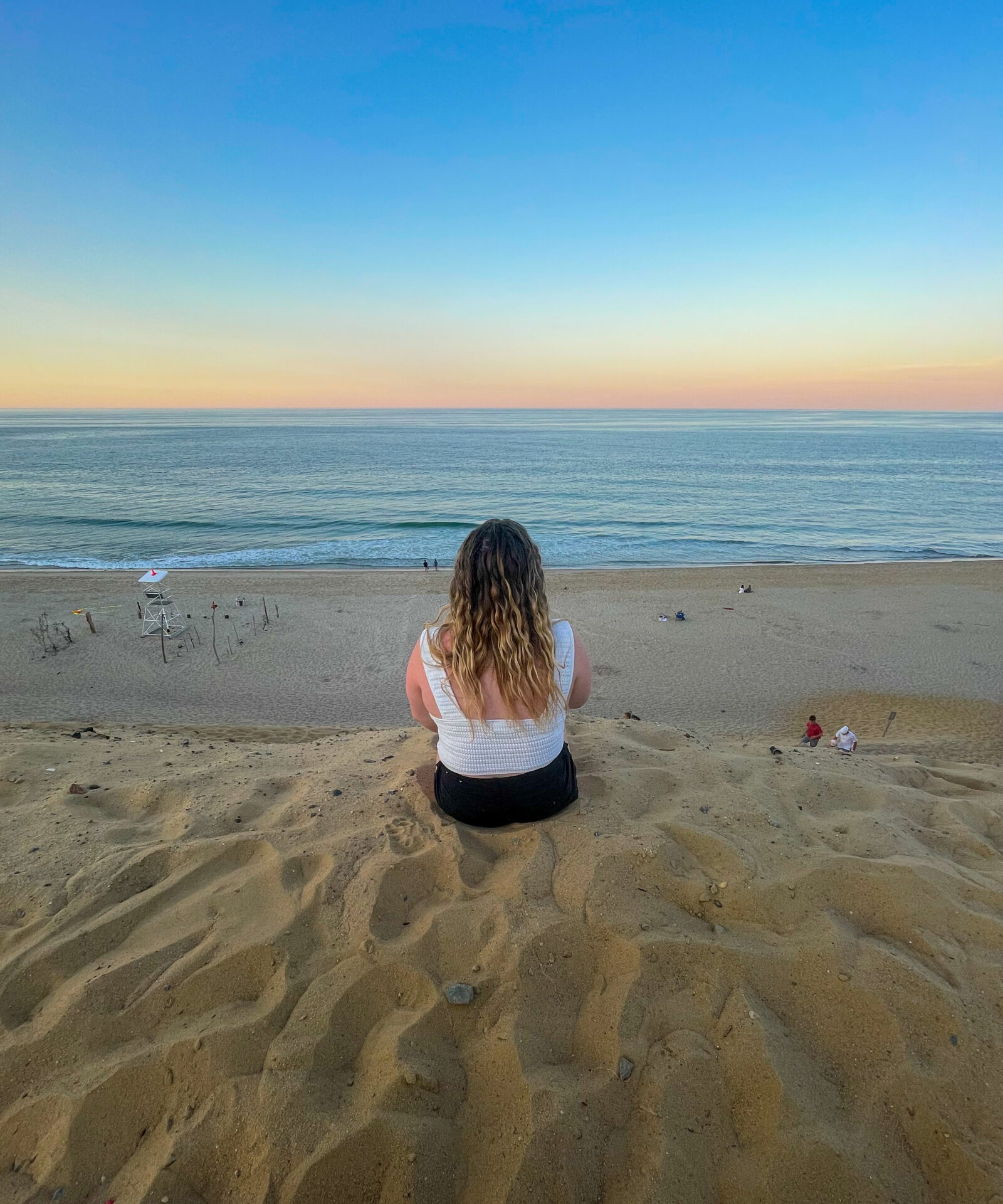 Cahoon Hollow Beach, Sunset
