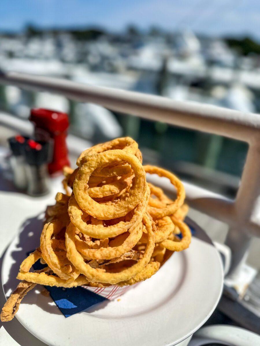 Onion Rings, The Flying Bridge Falmouth