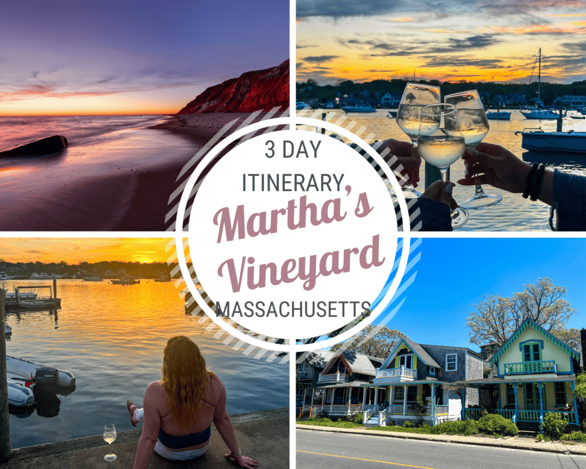 3 day marthas vineyard itinerary