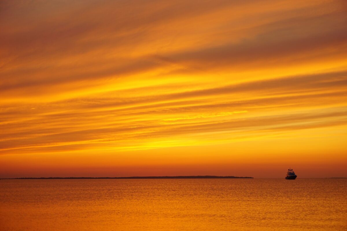 Menemsha beach sunset